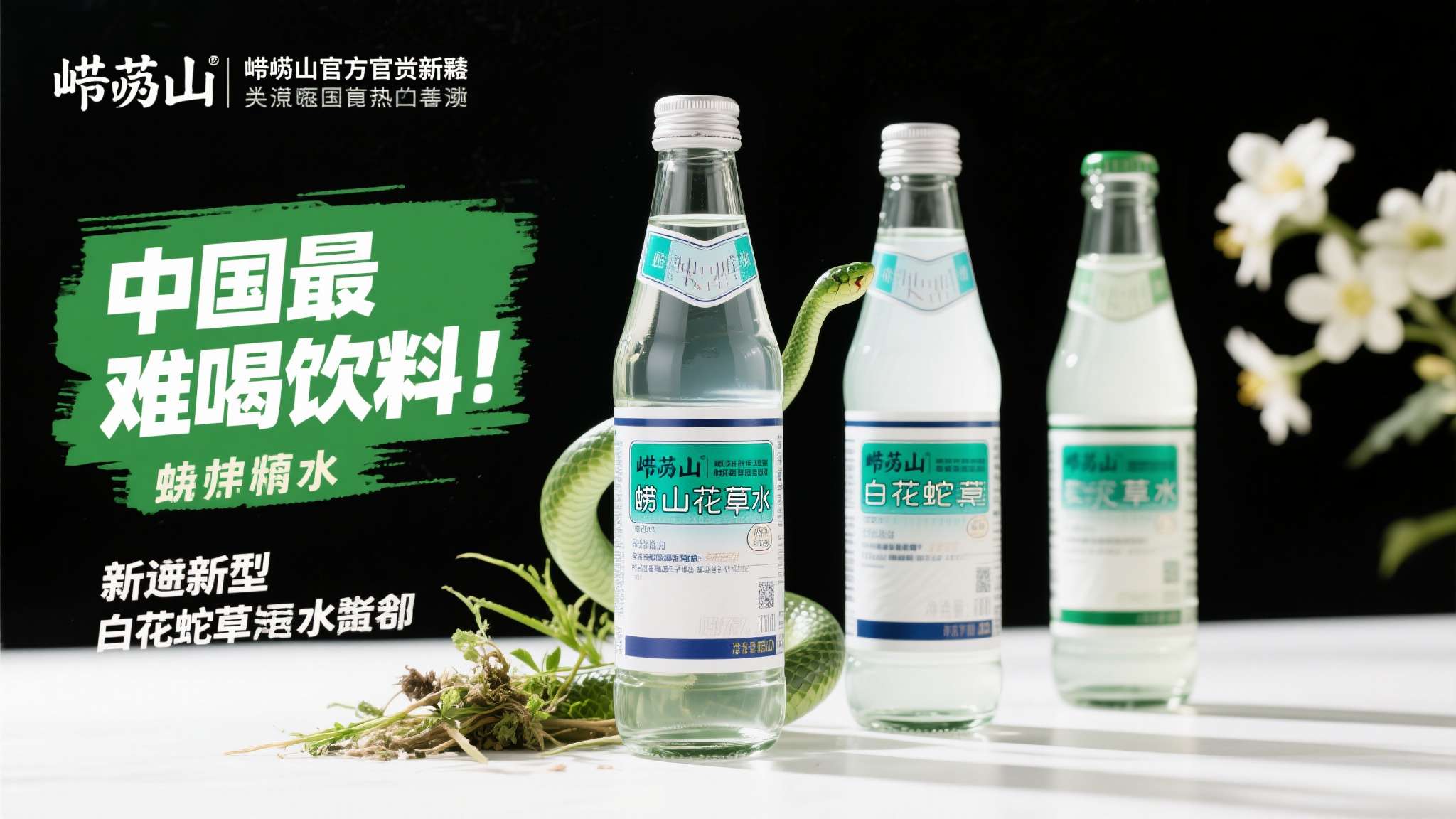 崂山白花蛇草水的功效 如果说饮料界有一款产品以"难喝"著称却依然拥有大批忠实拥趸,那非崂山白花蛇草水莫