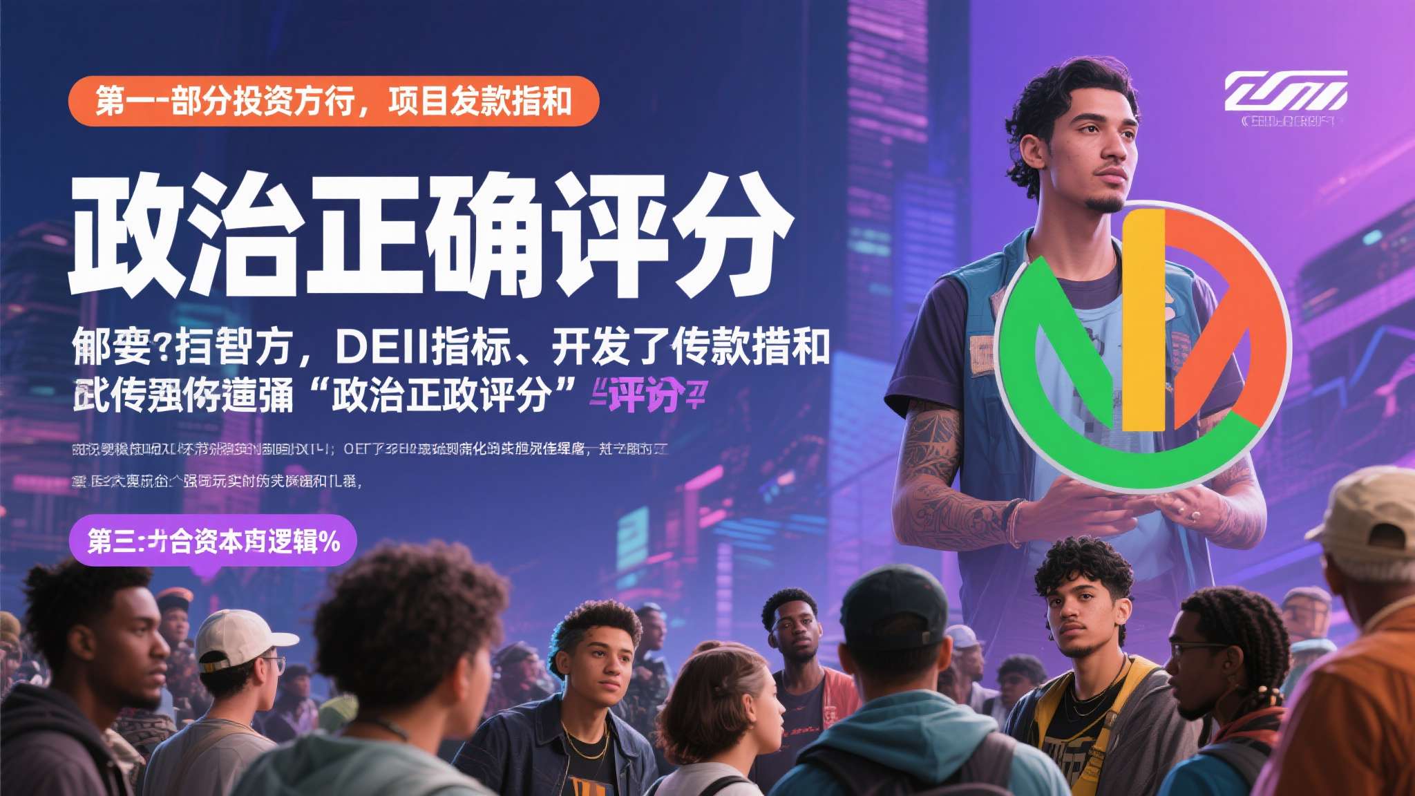 第三，迎合资本逻辑。 部分投资方将DEI指标与项目拨款挂钩，开发商为维持"政治正